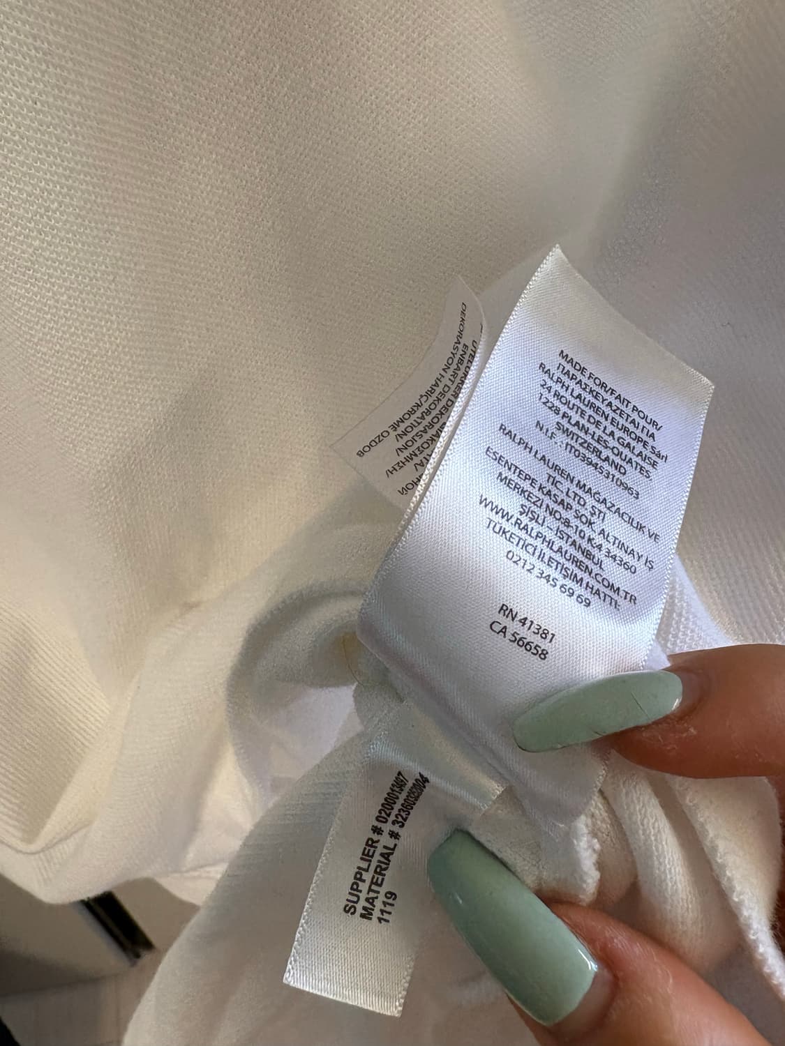 POLO white 카라 T 상품이미지4