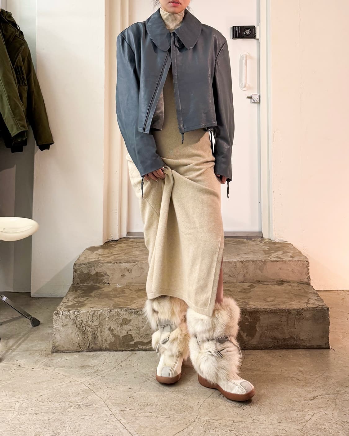 German Submarine  U-Boat Leather Jacket 상품이미지2