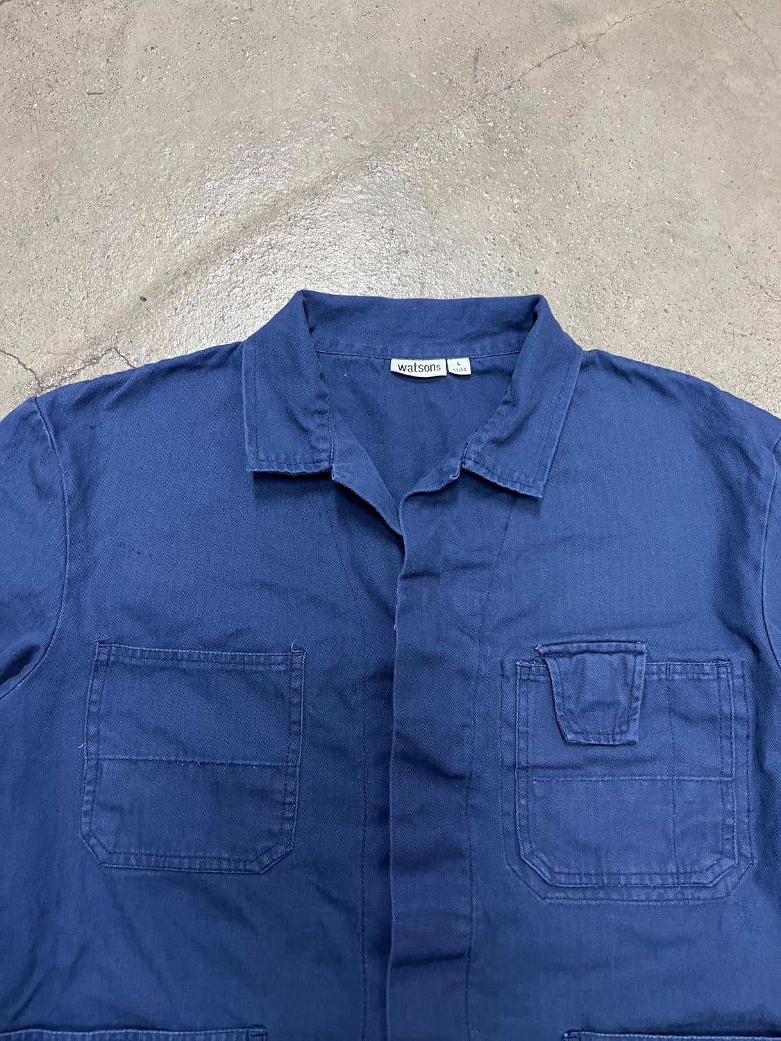 OLD VINTAGE WATSONS HBT 헤링본트윌코튼 프렌치워크자켓 상품이미지6