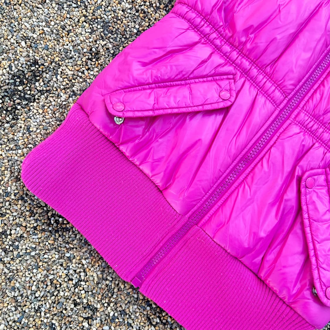 아디다스(ADIDAS) Y2K 핑크 패딩 조끼 상품이미지3