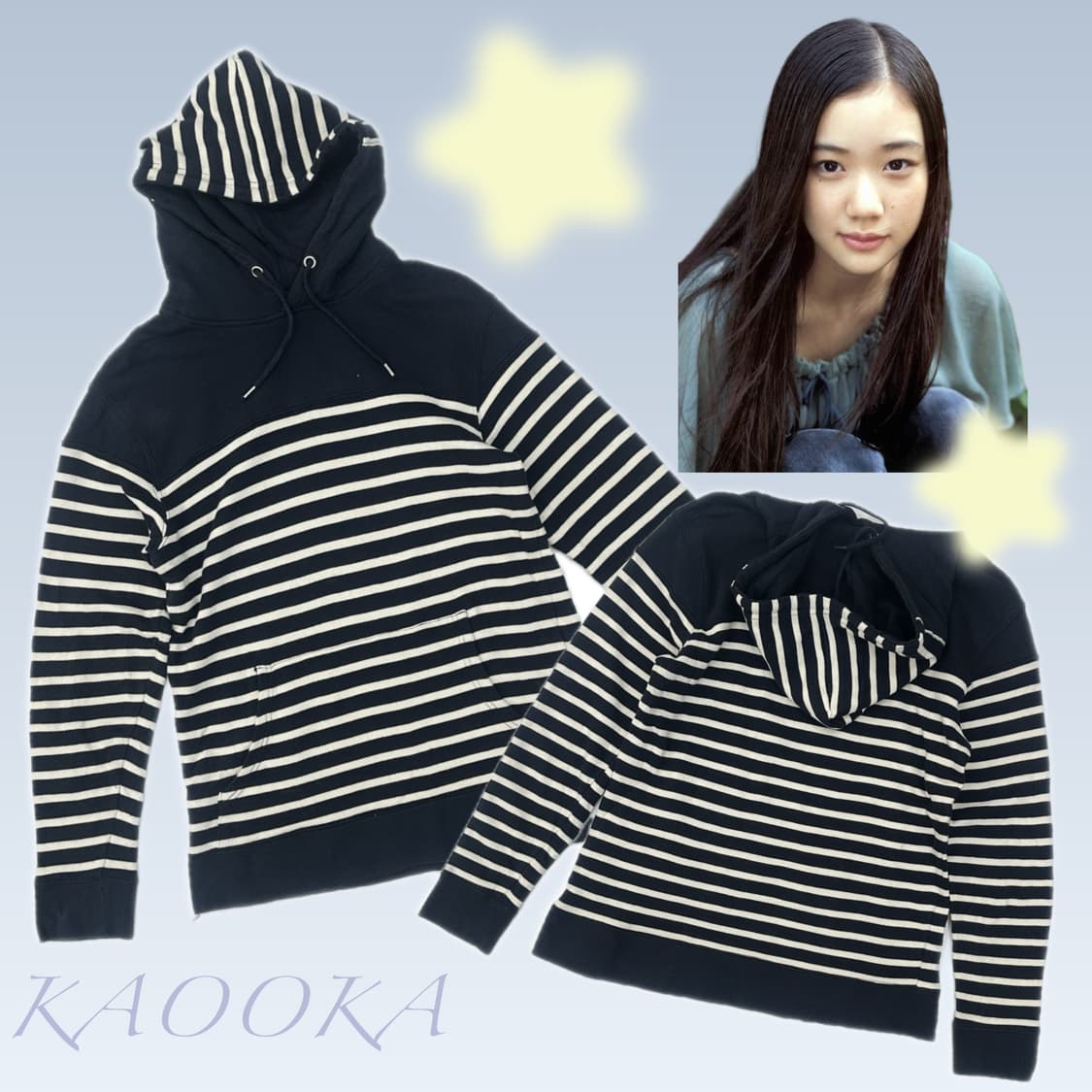 🫧하구미의 단가라 그런지 후드티셔츠🫧 핀터 에스닉 히피 일본 빈티지 상품이미지1