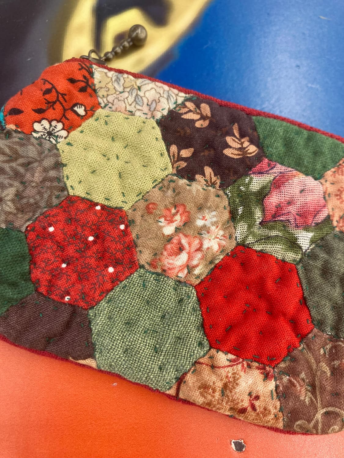 핸드메이드 플라워 패치워크 카드 지갑 상품이미지5