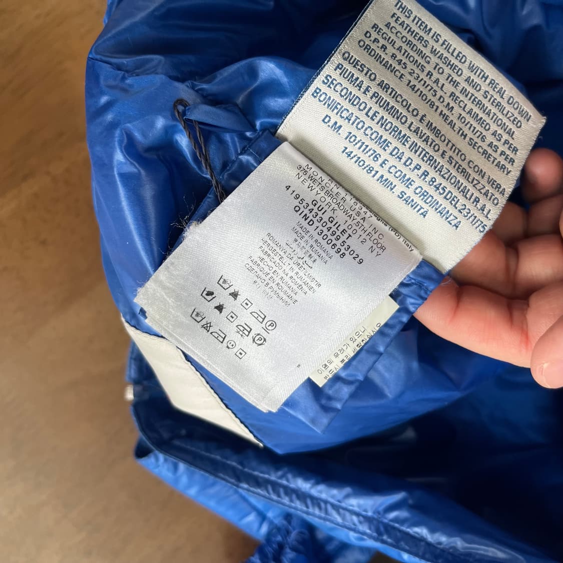 몽클레어 키즈 구이 패딩 베스트 8y 상품이미지8