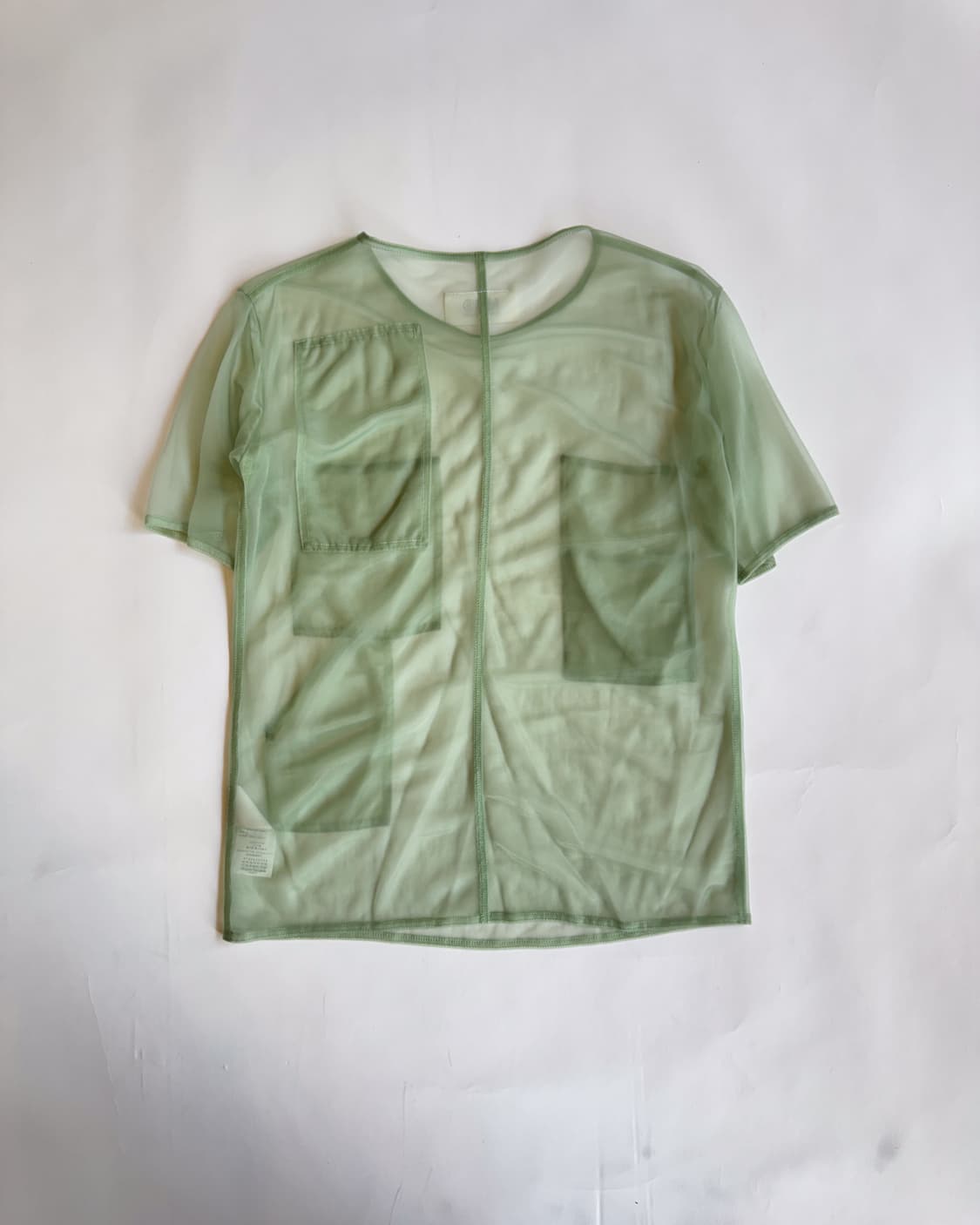 MM6 Maison Margiela Mint Green Mesh Top 상품이미지3