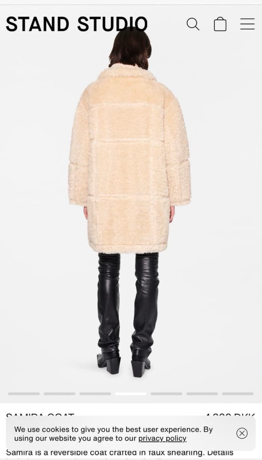 samira 리버시블 시어링코트 34사이즈 상품이미지4