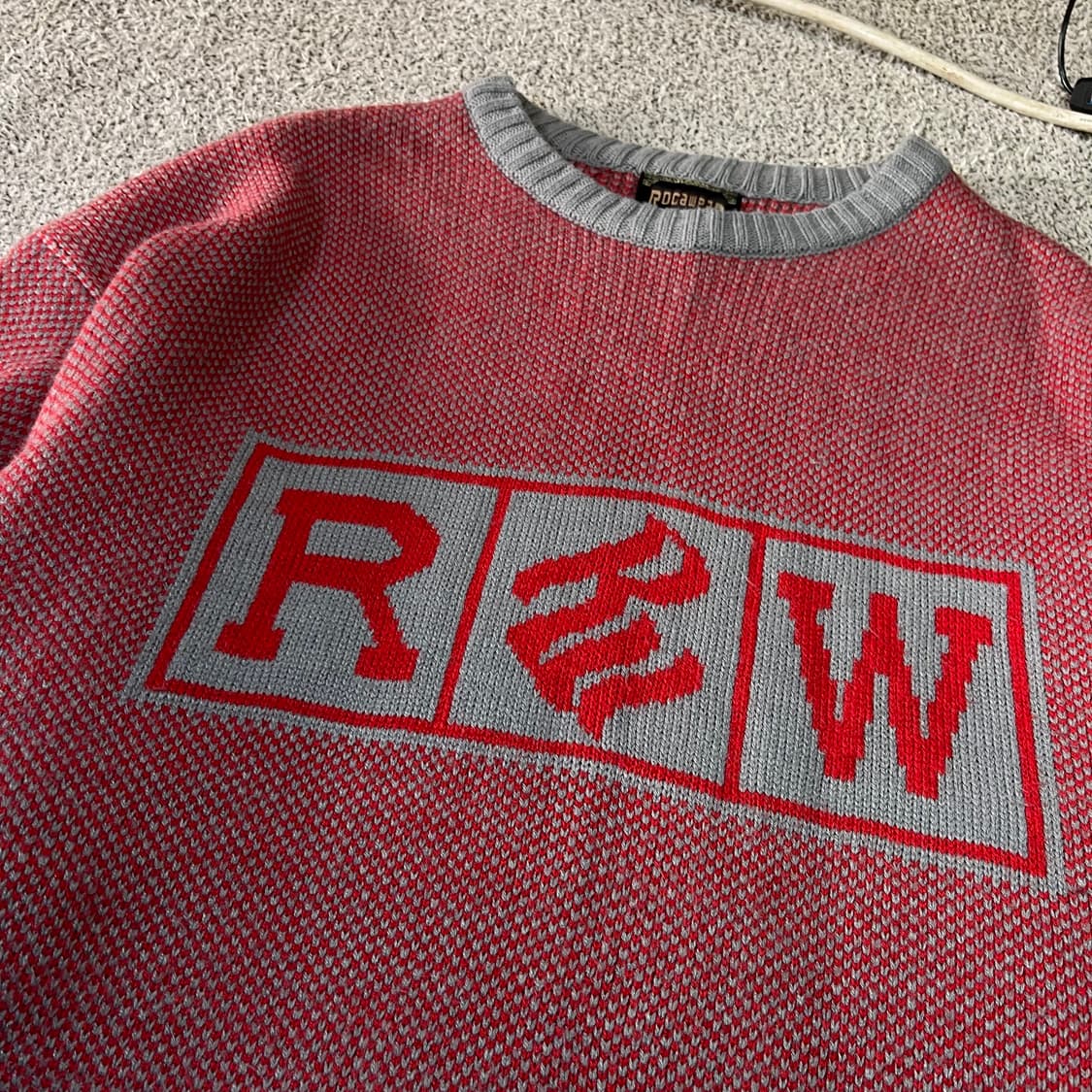 로카웨어 빅로고 올드스쿨 니트 상품이미지2