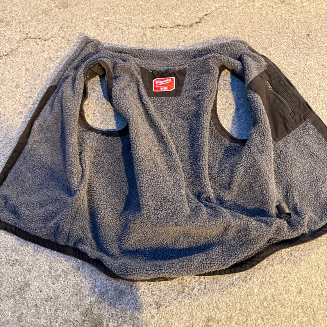 빈티지 양털 워크 베스트 블랙 상품이미지5