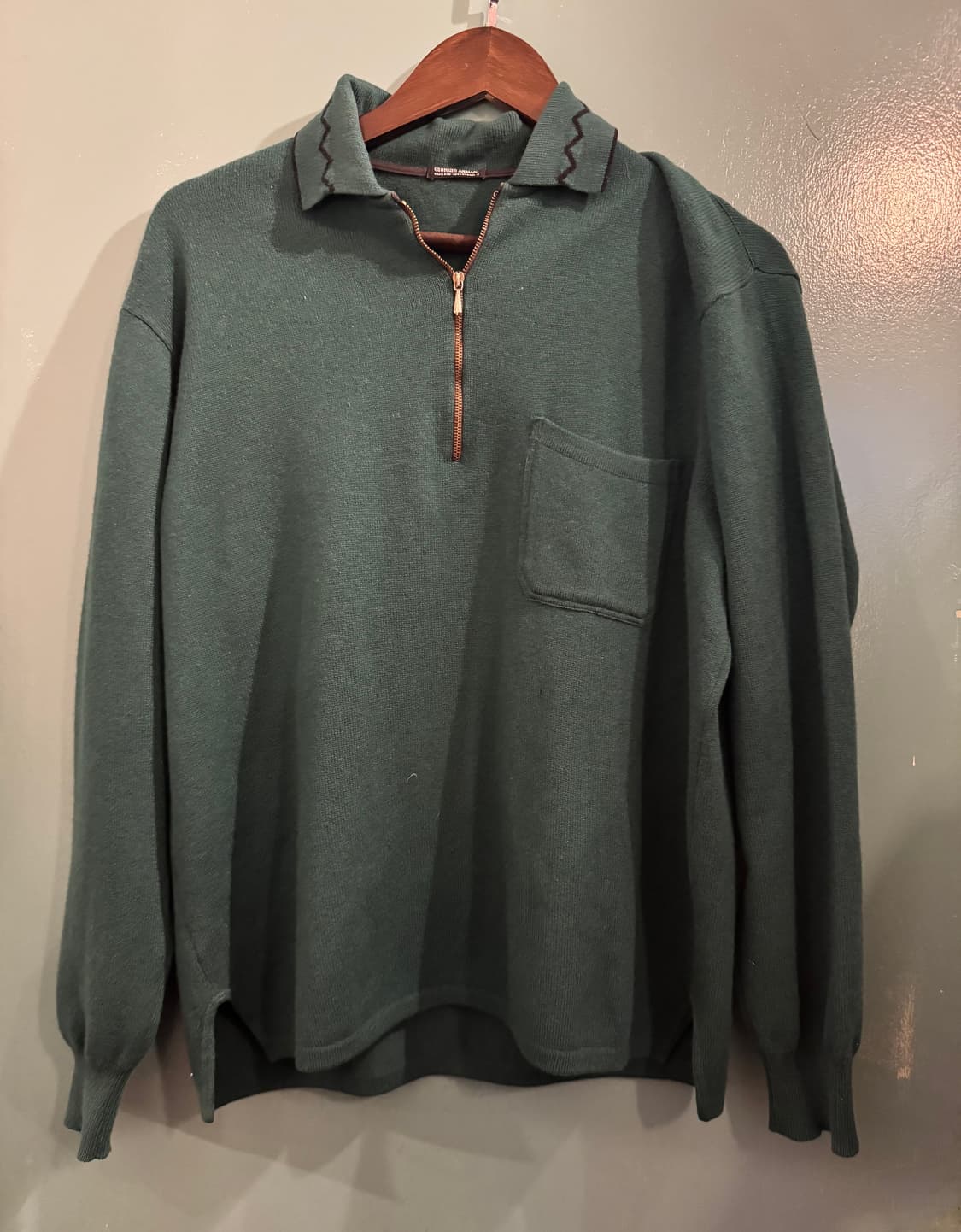 90s 조르지오 아르마니 메인라인 pk니트 상품이미지1