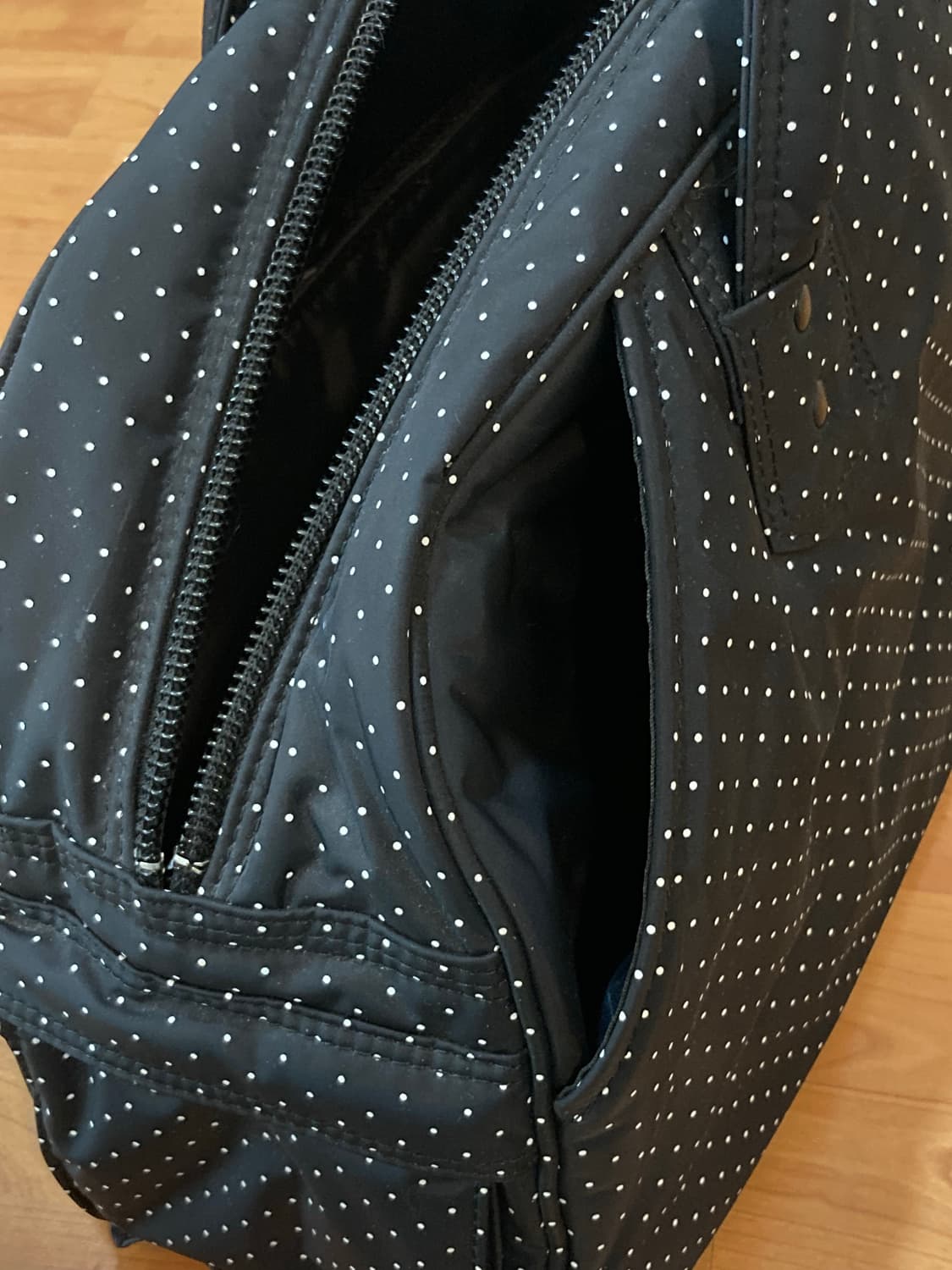 포터 porter 헤드포터 블랙뷰티 도트 땡땡이 탱커 보스톤 백 상품이미지5