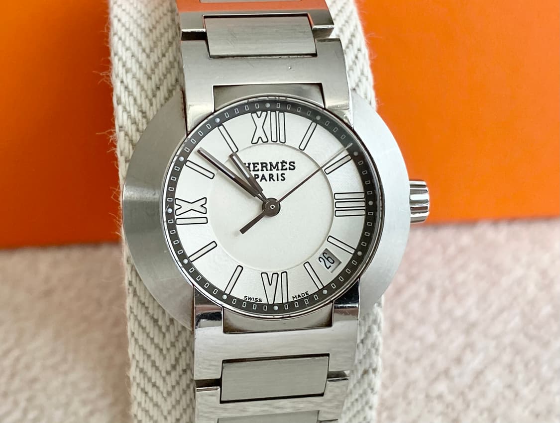 에르메스 노마드 NO1.210 여성용 쿼츠 28mm 화이트 다이얼 스틸 상품이미지3