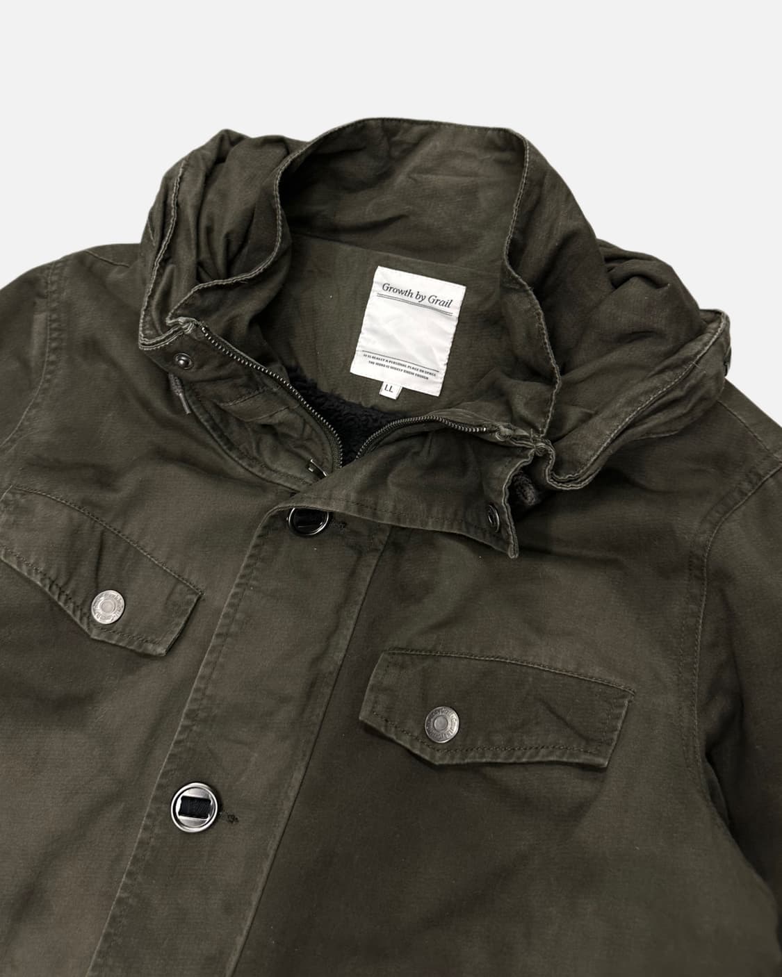 grunge khaki field jacket 상품이미지3