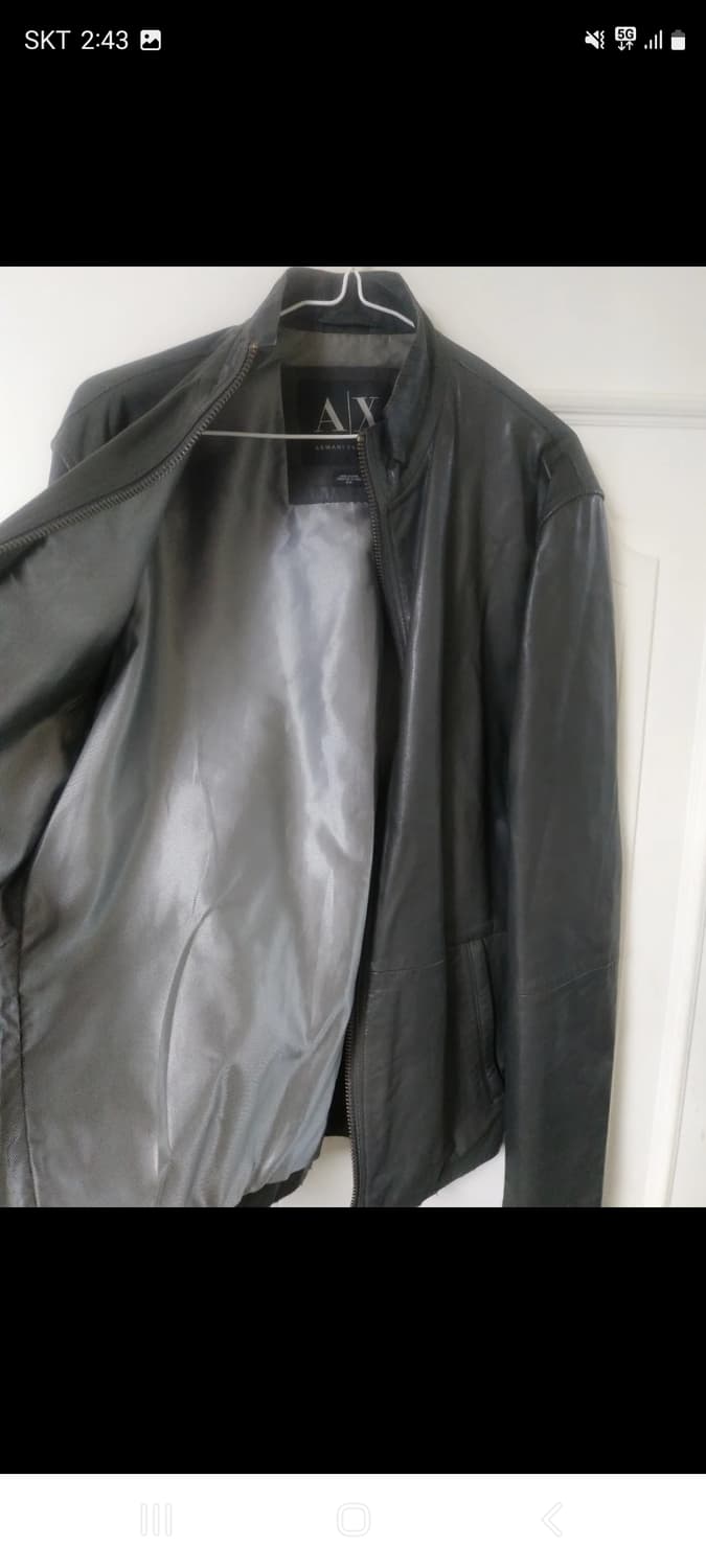 알마니 익스체인지 가죽자켓 상품이미지7