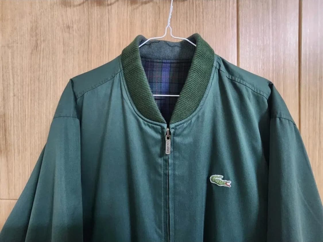 (100)라코스테 빈티지 울 리버서블 양면 점퍼 상품이미지2