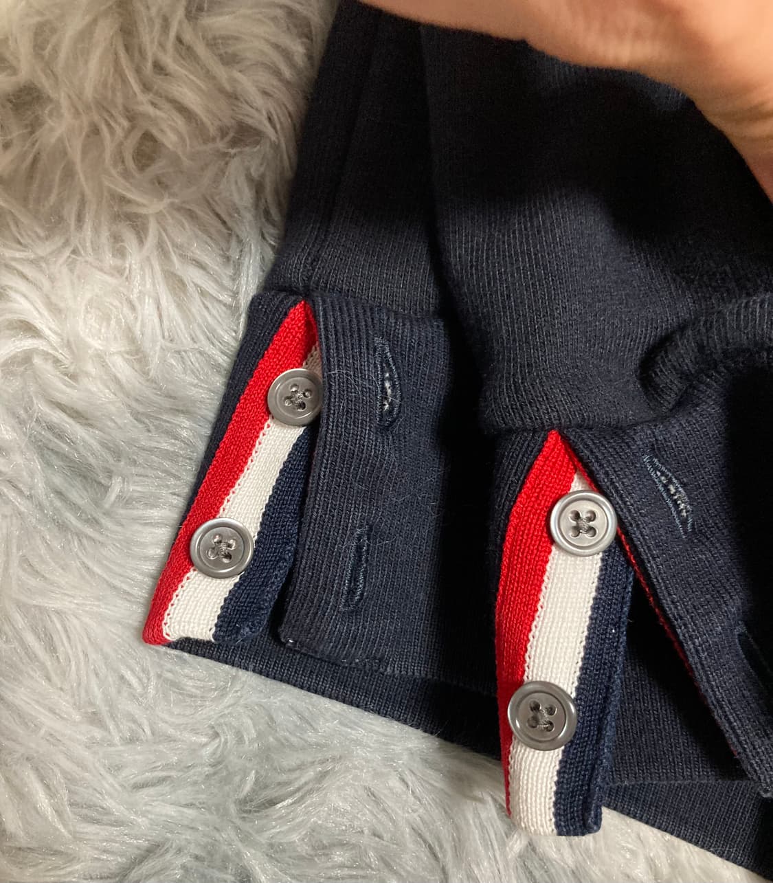 [2 size] 톰브라운 백삼선 맨투맨 상품이미지6