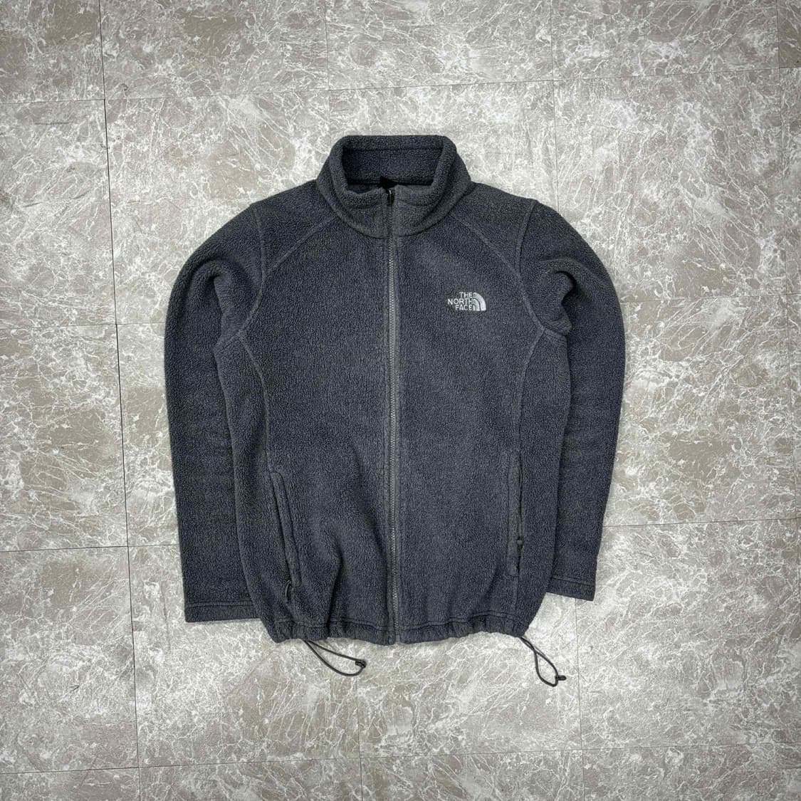 노스페이스 그레이 플리스 자켓 후리스 희귀져지(L) 상품이미지2