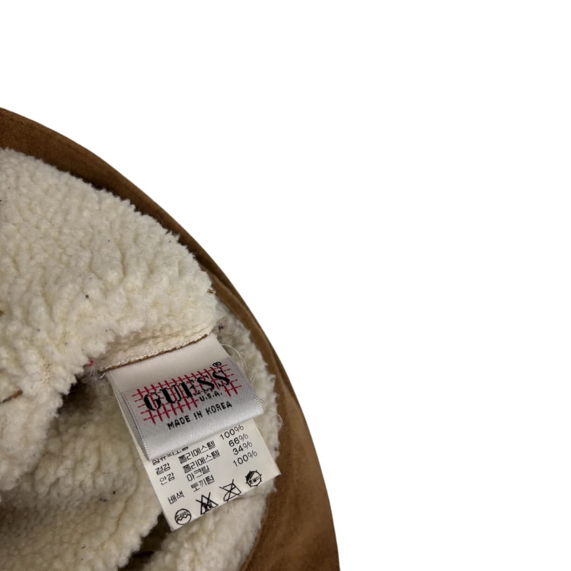 게스 스웨이드 토끼털 무스탕 상품이미지4