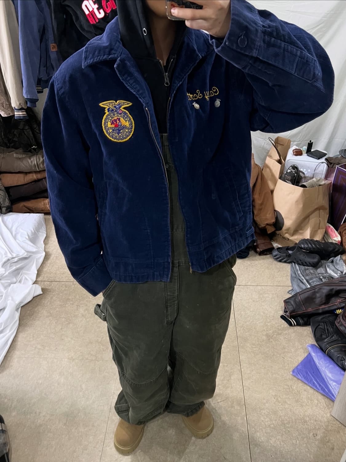 FFA 코듀로이 블루종 자켓 상품이미지3