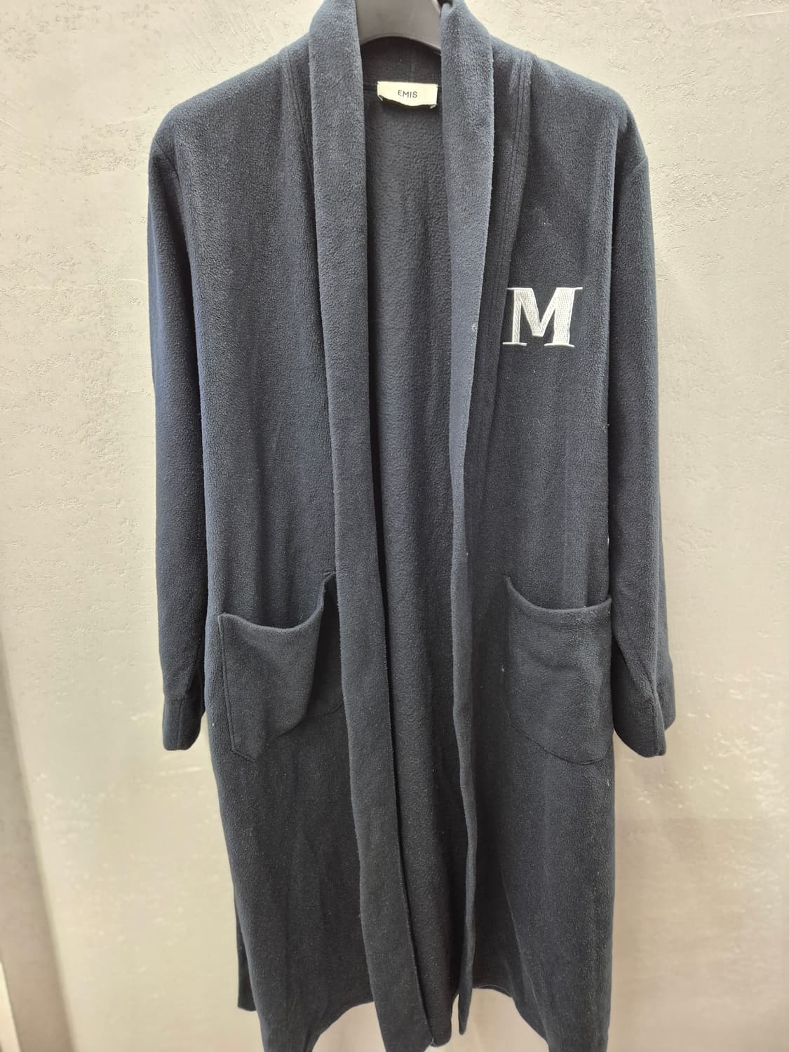 이미스 후리스 로브 가운 네이비 L 상품이미지4