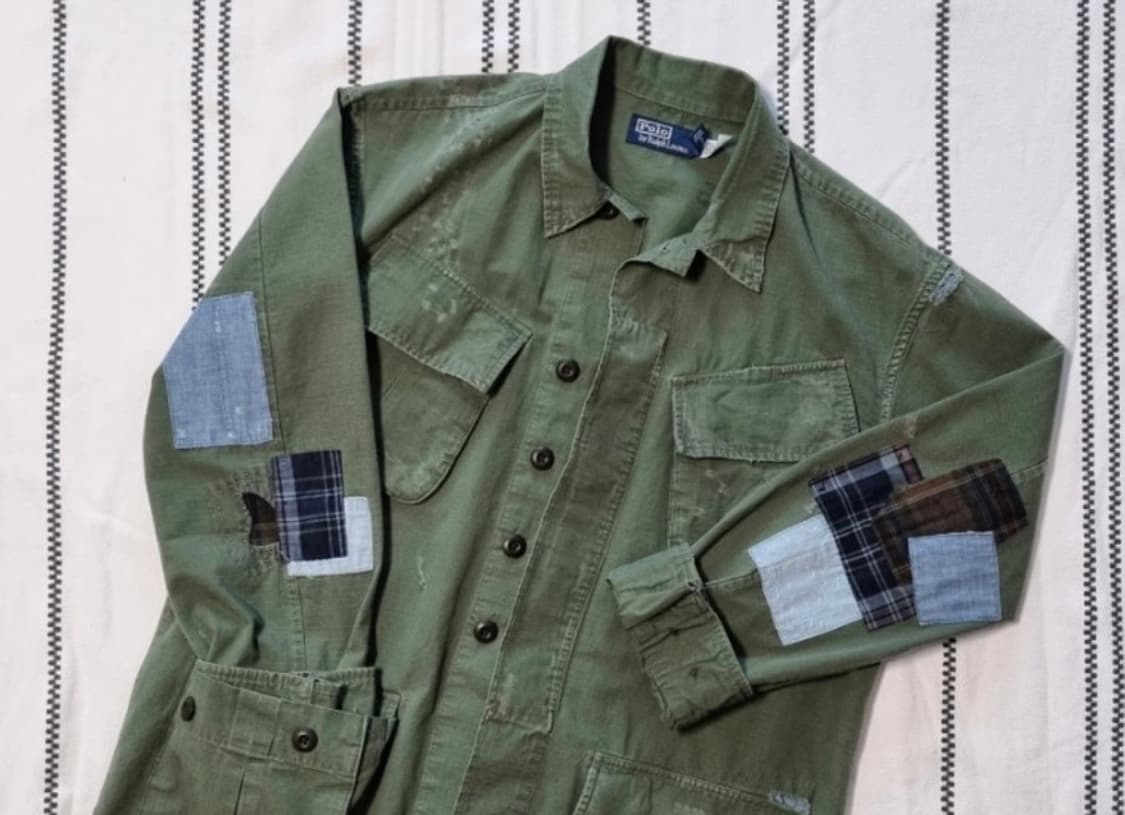 삽니다) 폴로 랄프로렌 디스트레스트 퍼티그자켓 상품이미지3