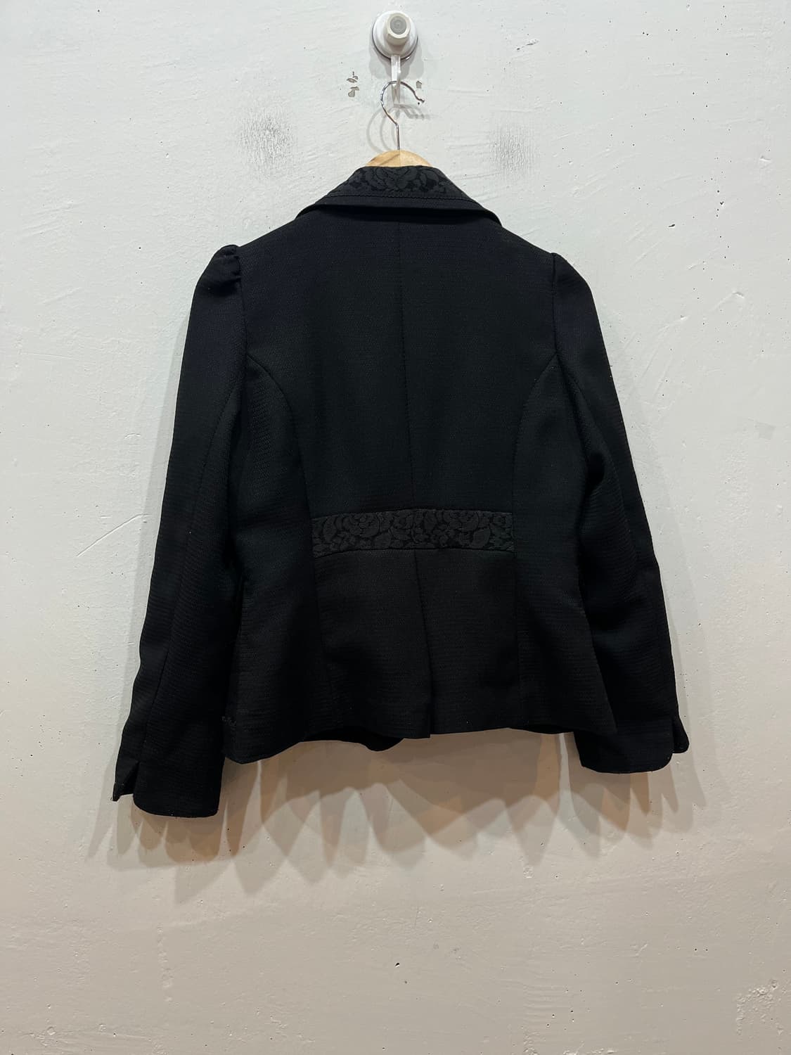 액시즈팜 레이스 블레이저 자켓 블랙 상품이미지3