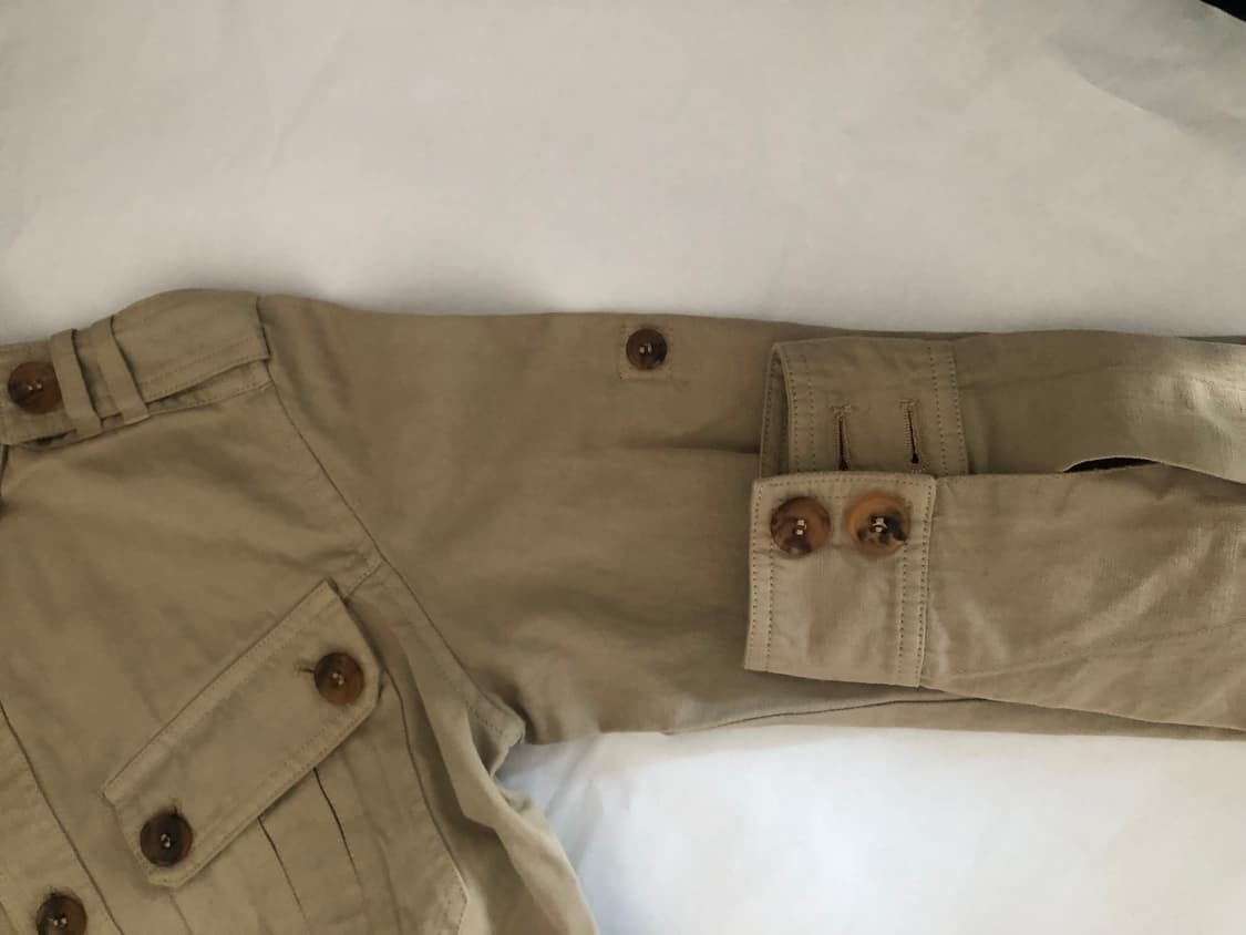 발망 베이지 벨티드 사파리 자켓 상품이미지7