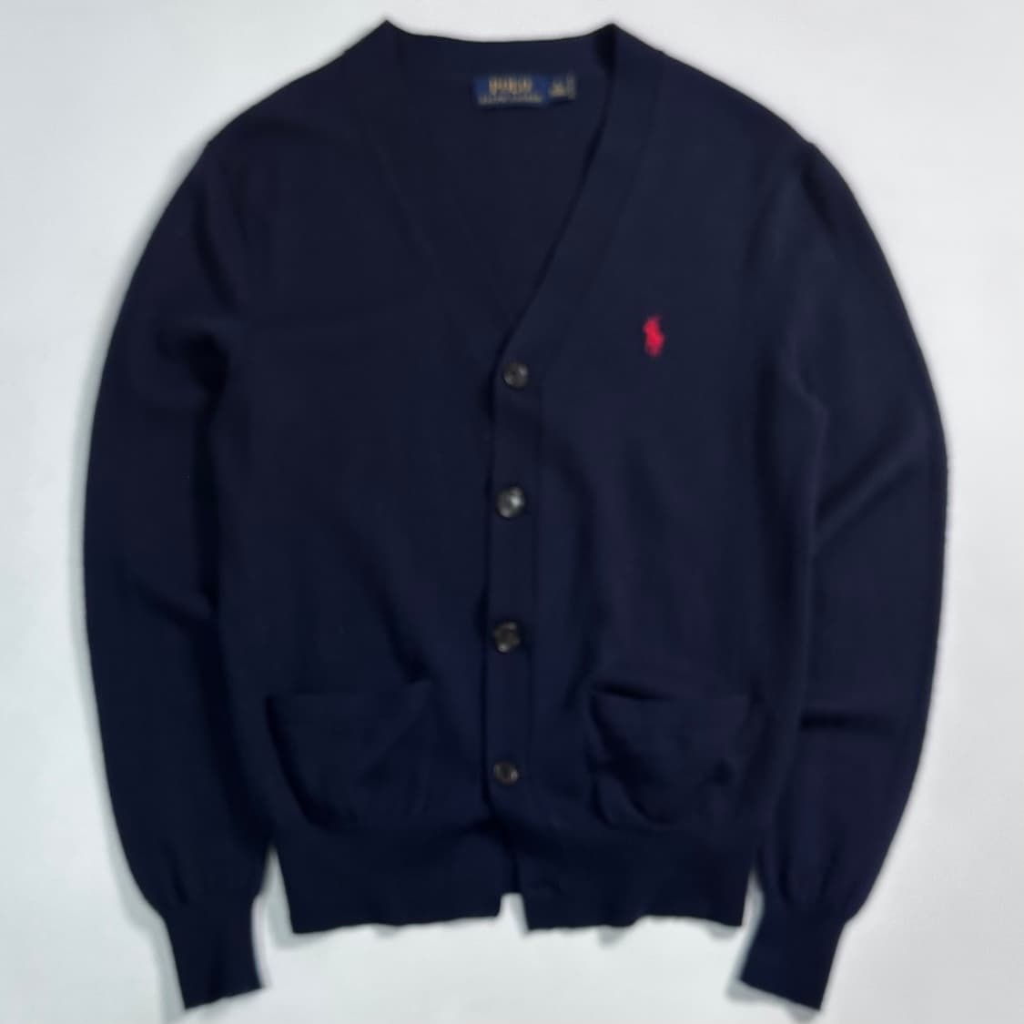 폴로 랄프로렌 네이비 울 가디건 상품이미지1