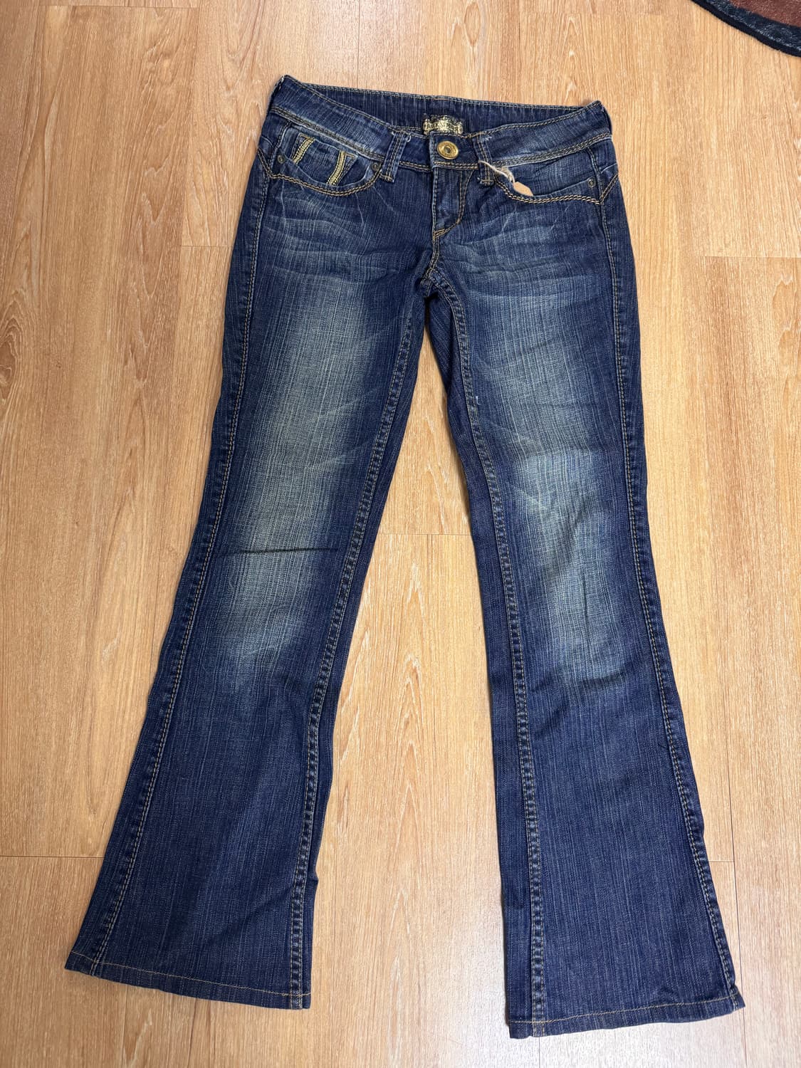 y2k 일본 빈티지 데님팬츠 나팔바지 상품이미지1