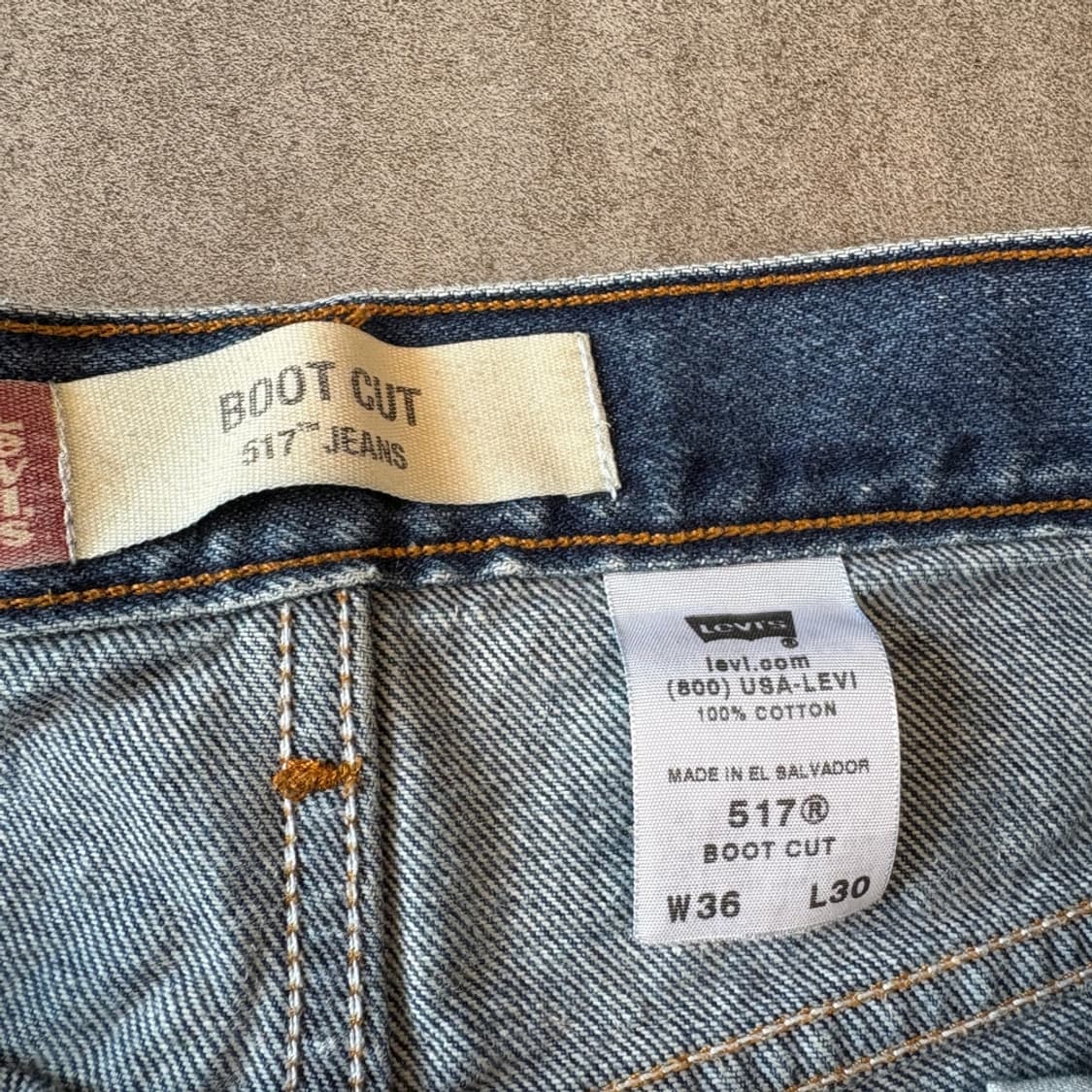 리바이스 정품 517 데님 팬츠 바지 상품이미지4