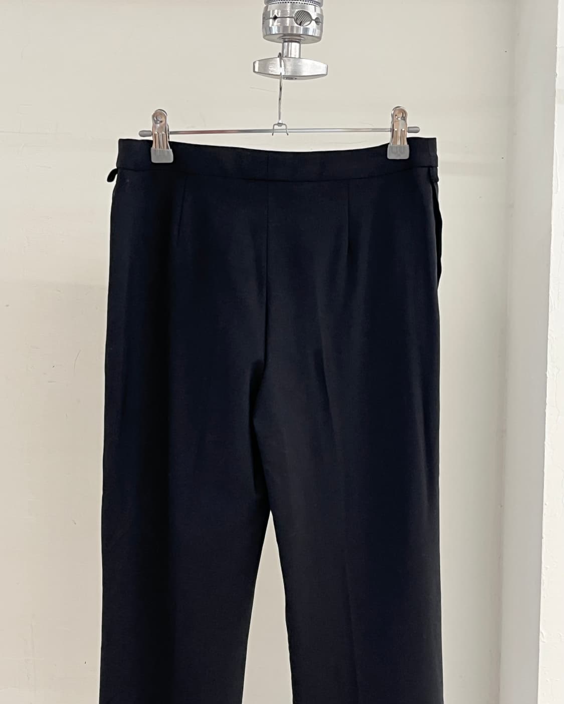 베르사체 팬츠 블랙 스트레이트 트라우저 상품이미지5