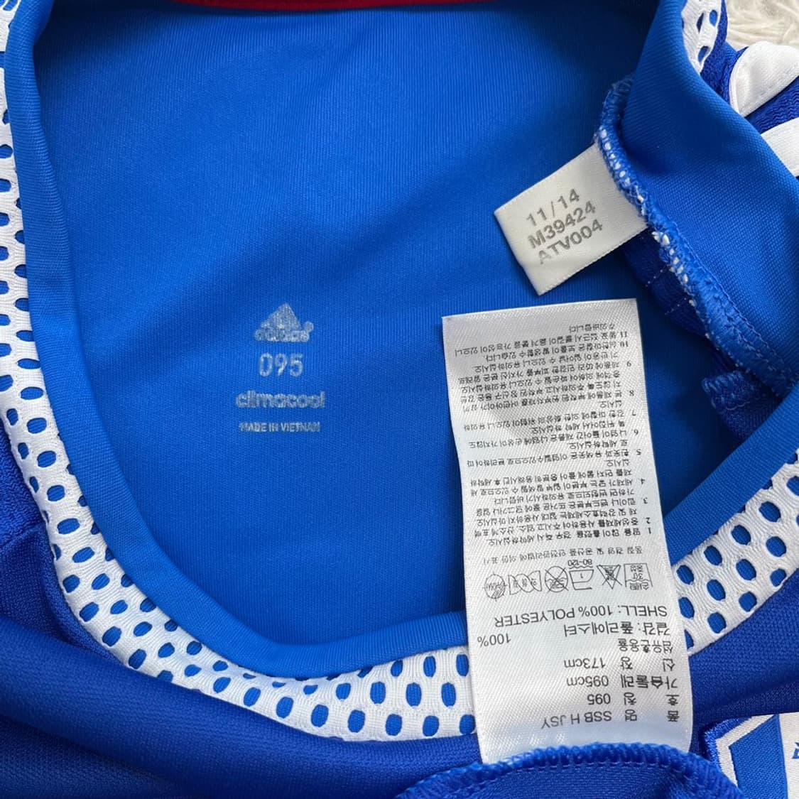 아디다스 수원삼성 20주년 반팔 축구 유니폼/#3890 상품이미지5