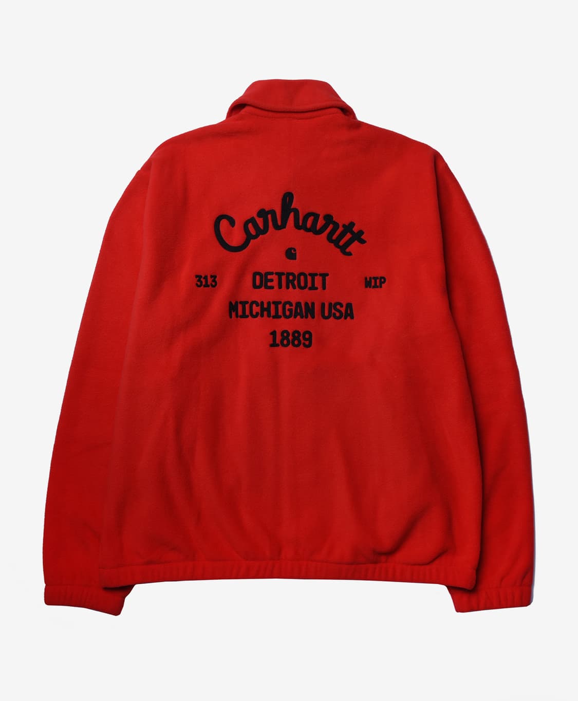 새상품(L)칼하트WIP 로고 데니스 플리스 자켓 프레임스칼렛 상품이미지1