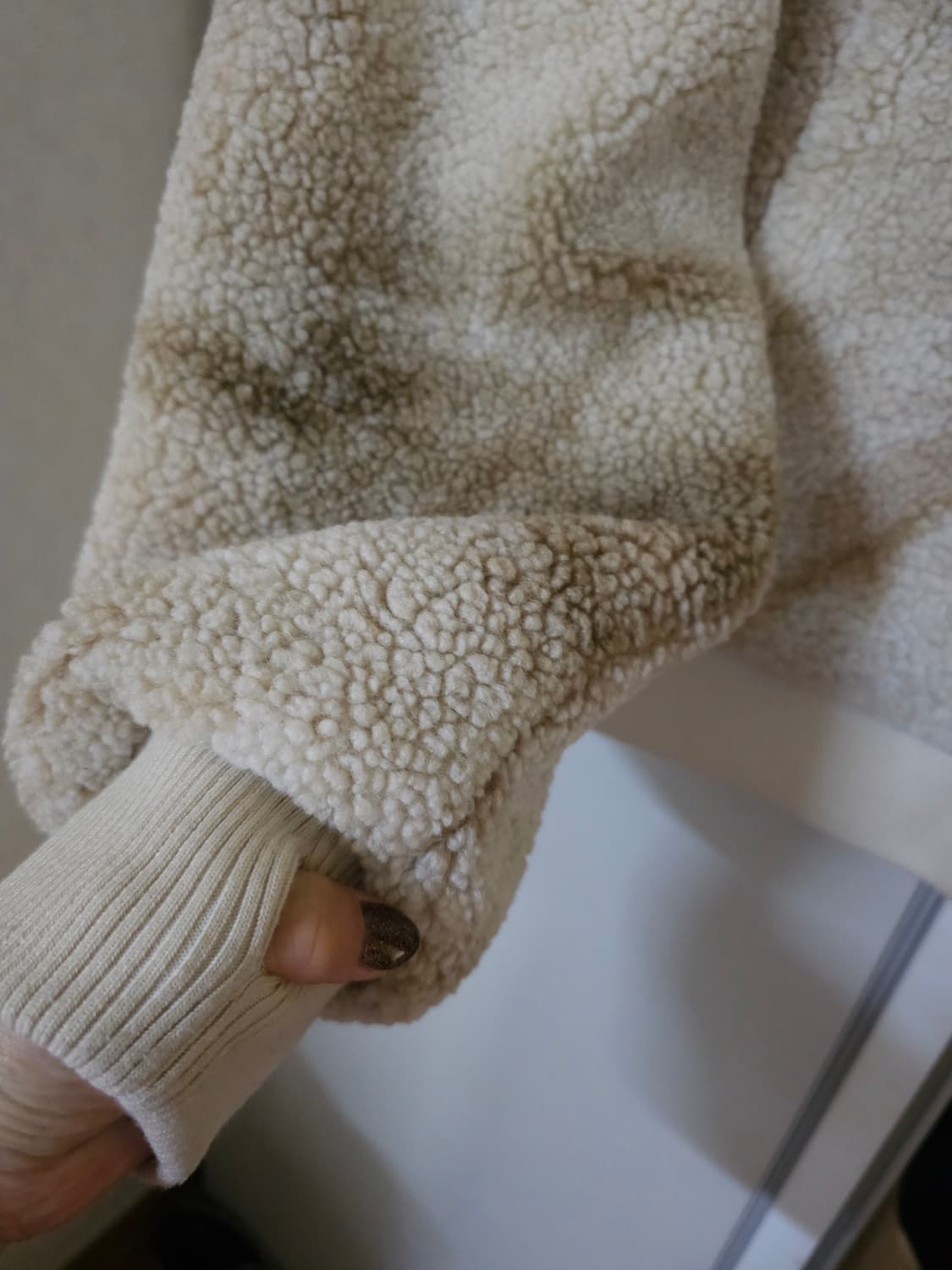 오디너리홀리데이 뽀글이 누빔점퍼 상품이미지4