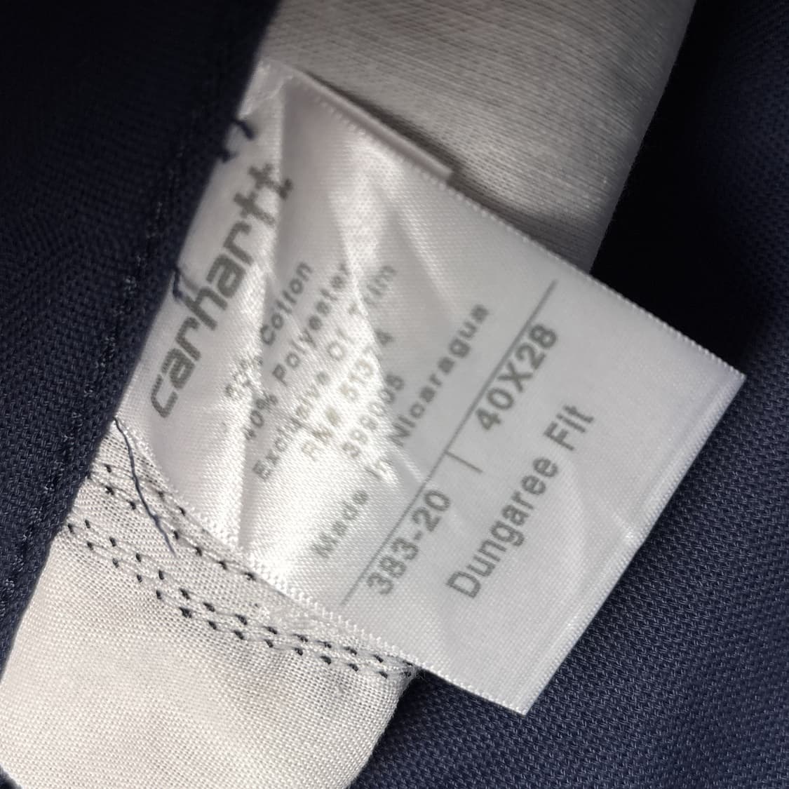 칼하트 네이비팬츠 상품이미지7