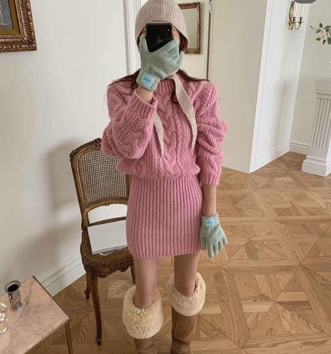 새상품) 제이키치 알파카 니트원피스 상품이미지2