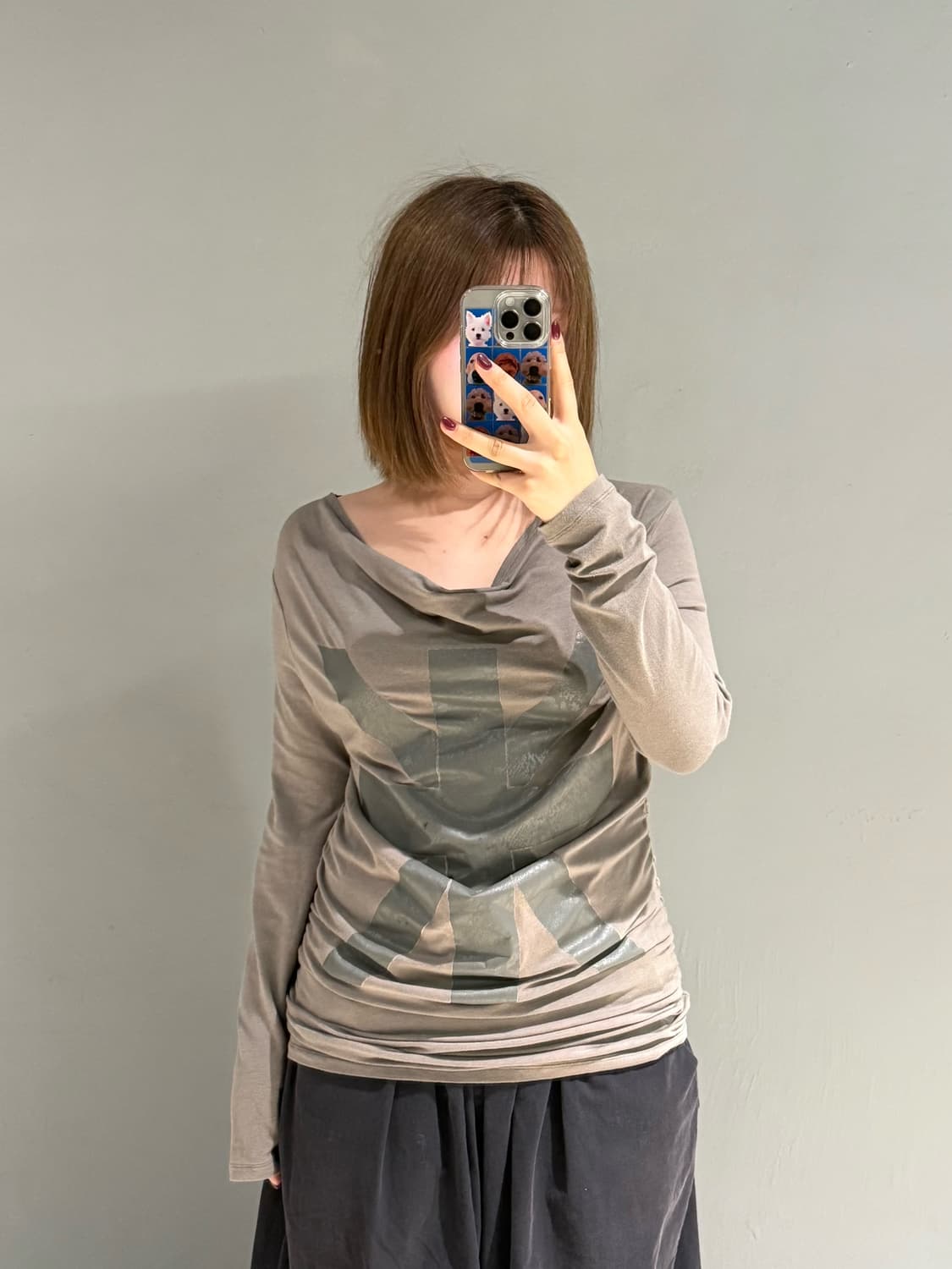 python uk flag shirring long sleeve 상품이미지3