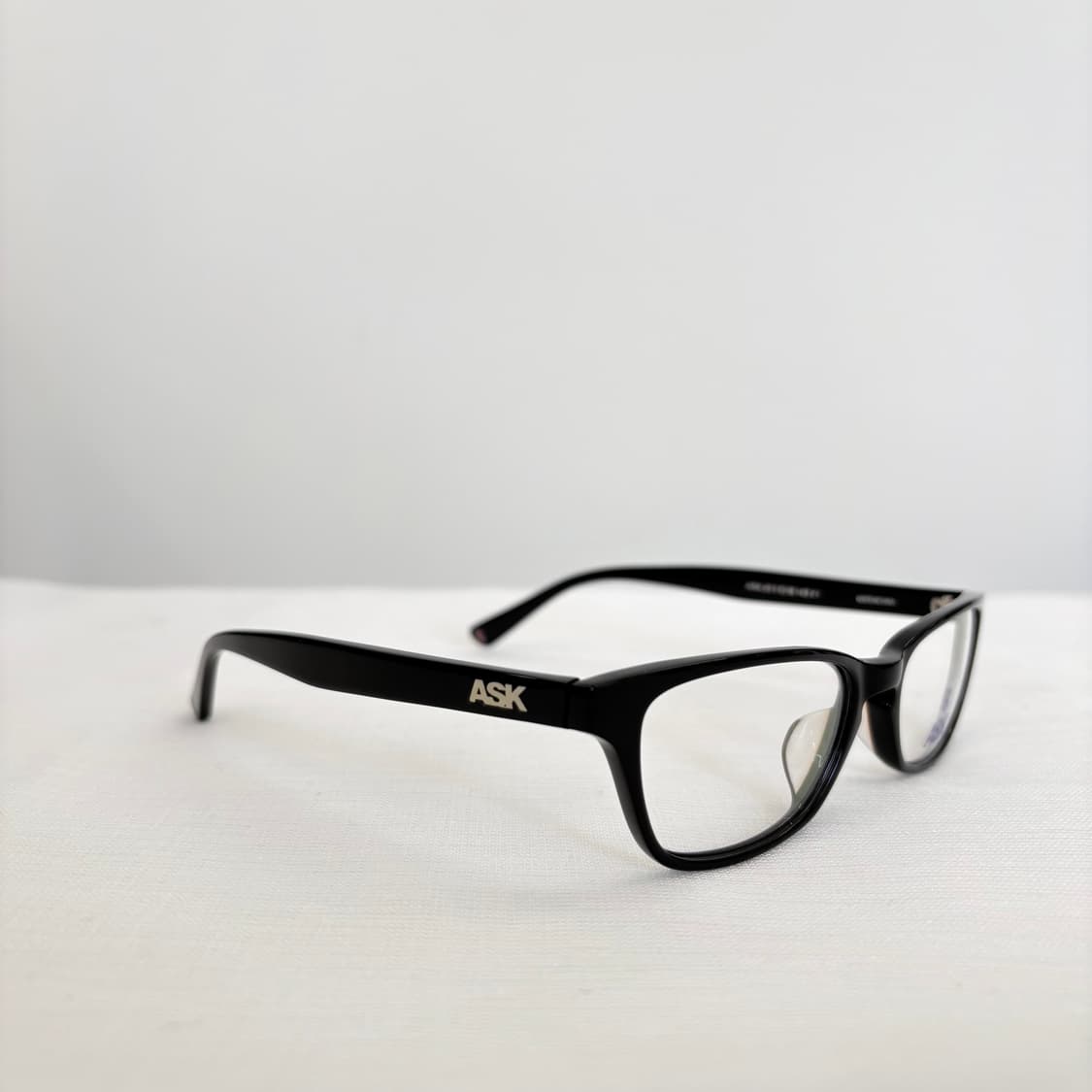 ASK 에스크 블랙 뿔테 빈티지안경 상품이미지3