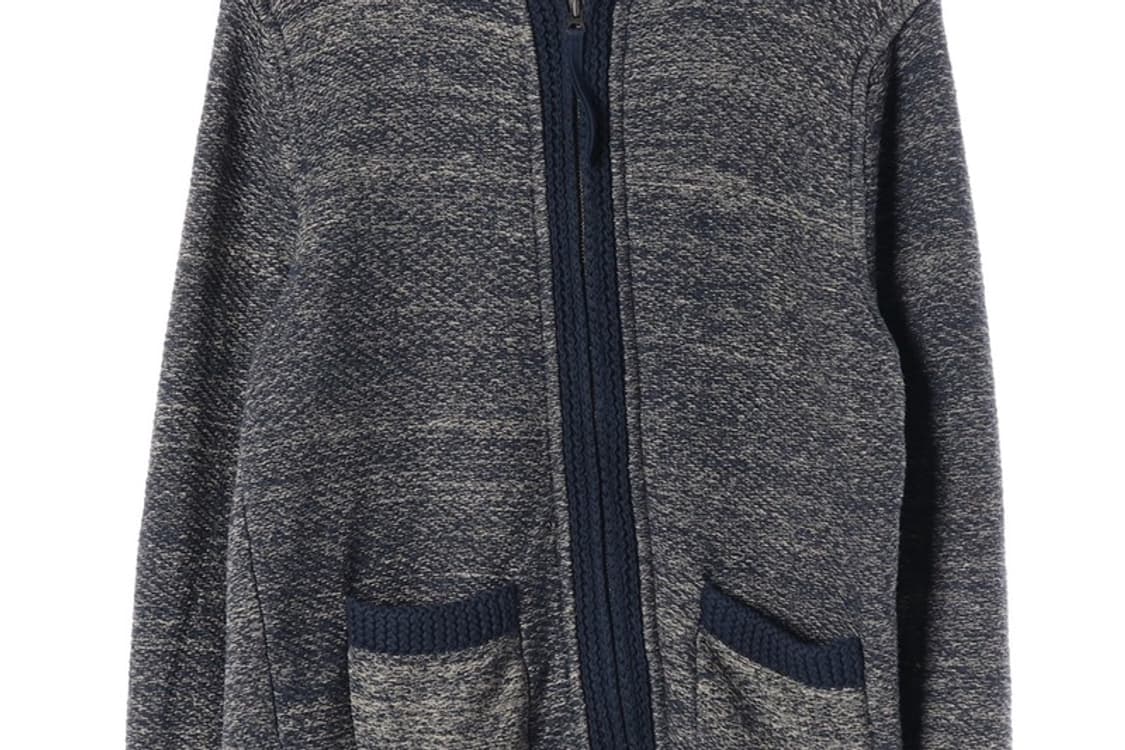 데님앤서플라이 랄프로렌 숄칼라 코튼 린넨 니트 집업 M 상품이미지4