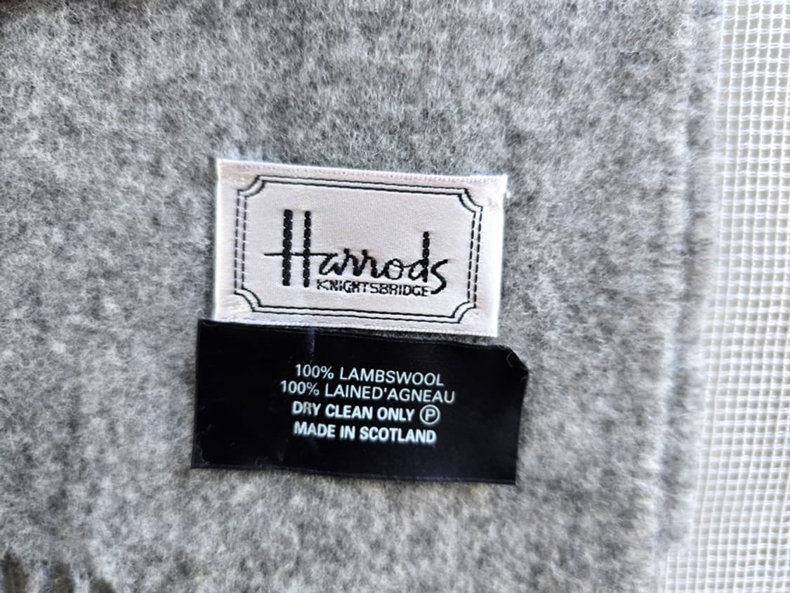 헤로즈 스코틀랜드산 램스울 머플러 상품이미지3