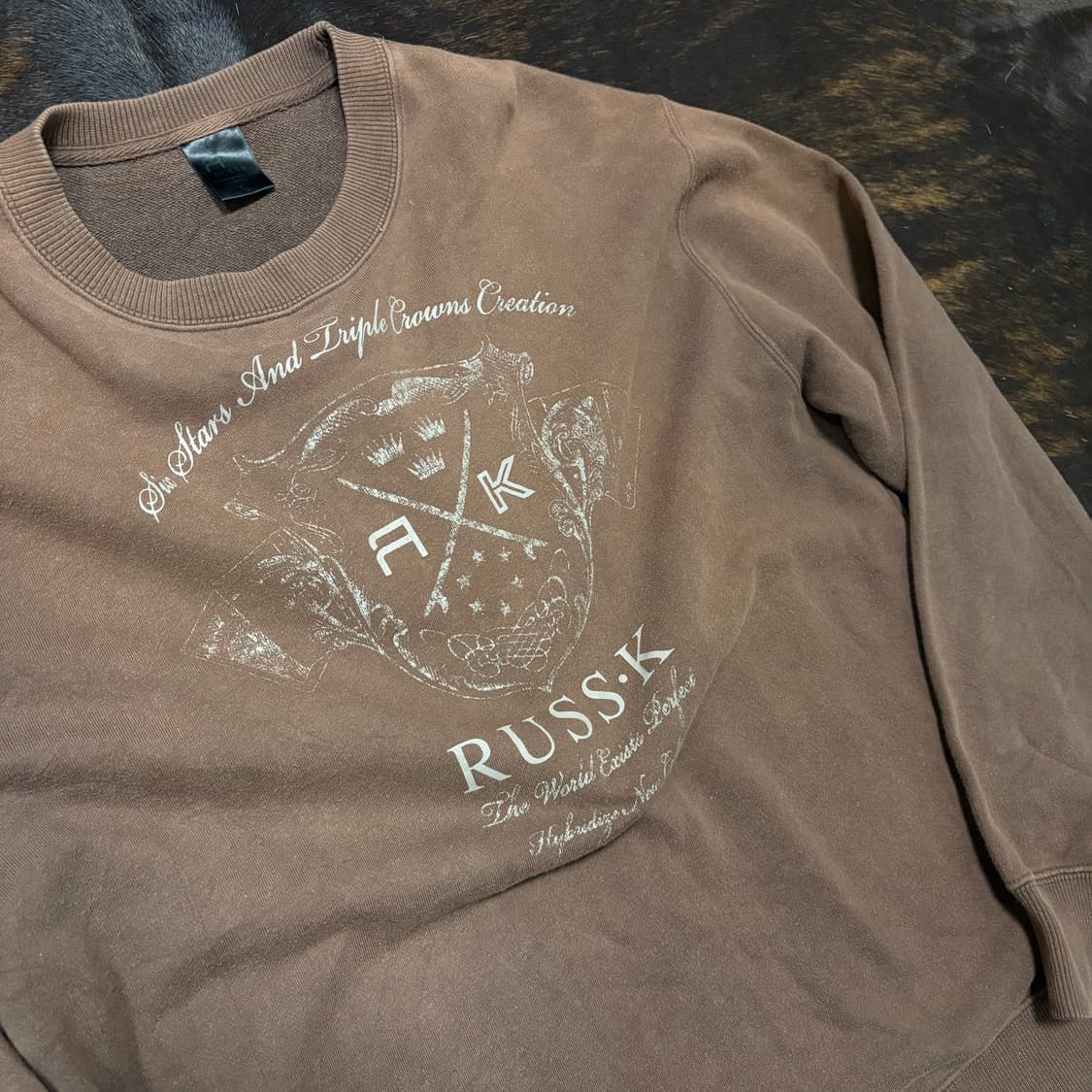 RUSSK 그런지 맨투맨 상품이미지2