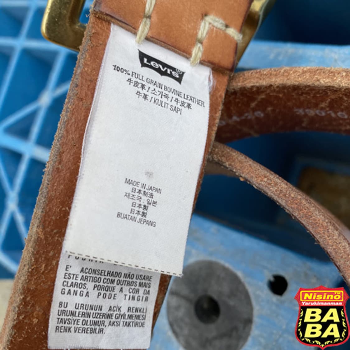 [Japan]LEVIS Bovine Leather Belt 상품이미지3