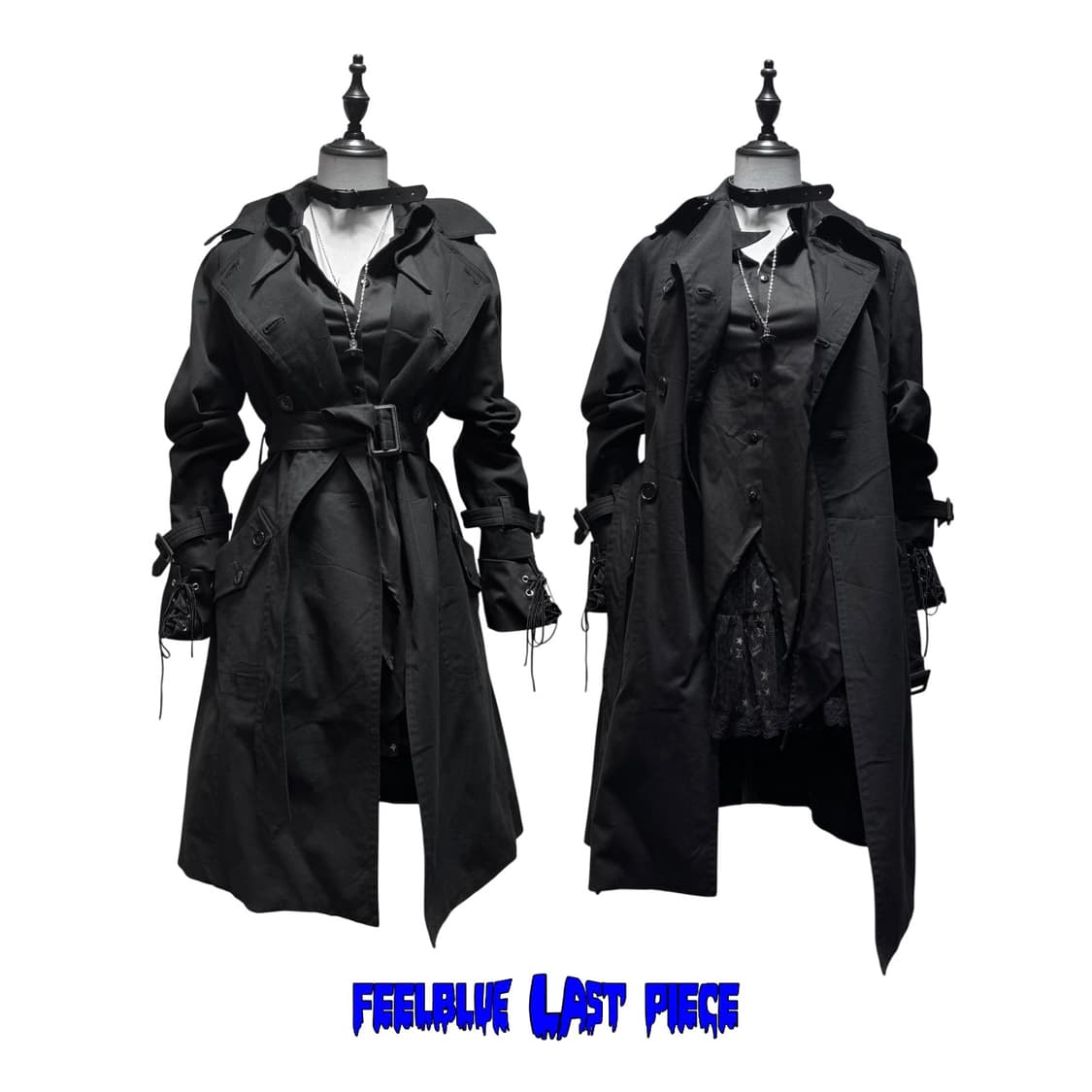 Belted Gothic Trench Coat 상품이미지6