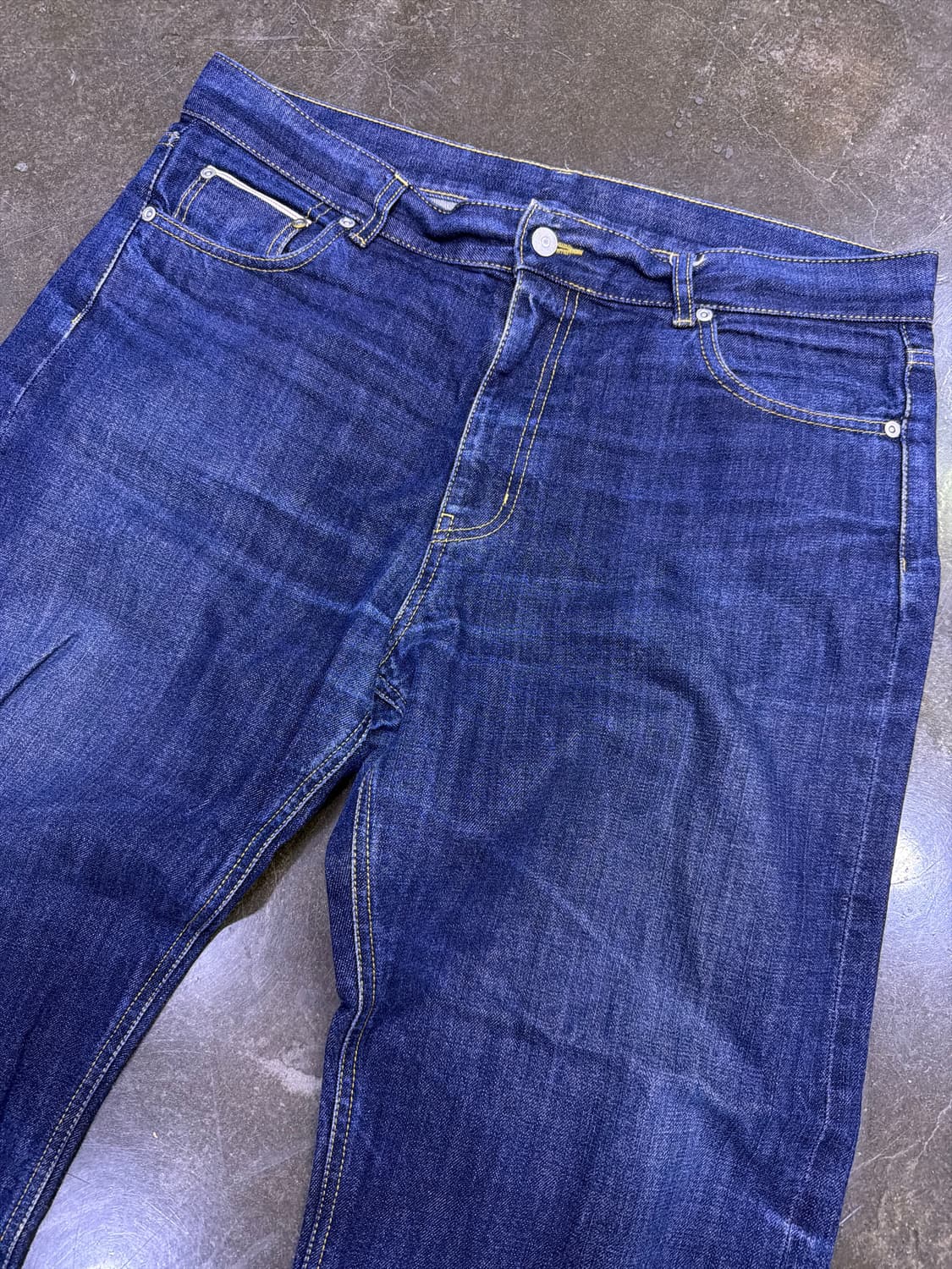 유니폼브릿지 셀비지 데님팬츠 딥인디고 XL 상품이미지3