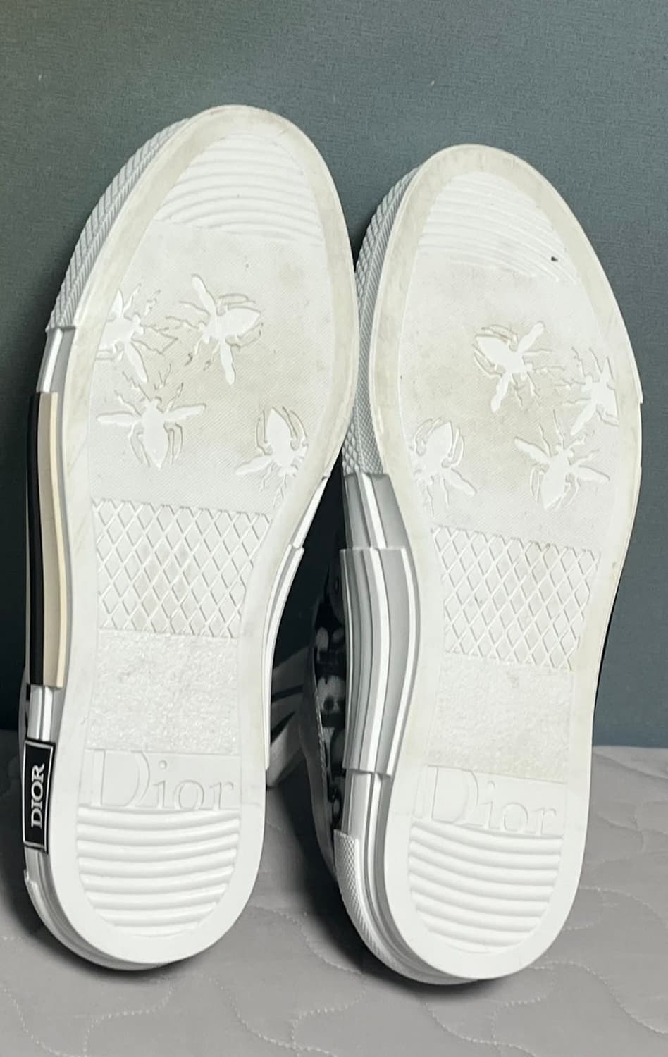[정품] 디올 B24 오블리크 로우 스니커즈 화이트 260 상품이미지3