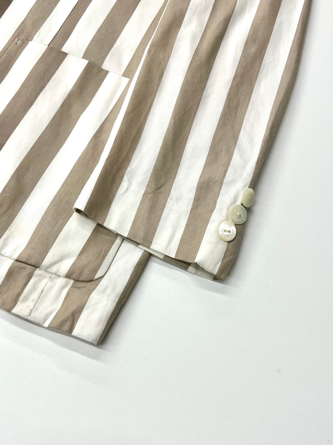 Burberry 버버리 90s 크래스트로고 스트라이프 블레이저  상품이미지5