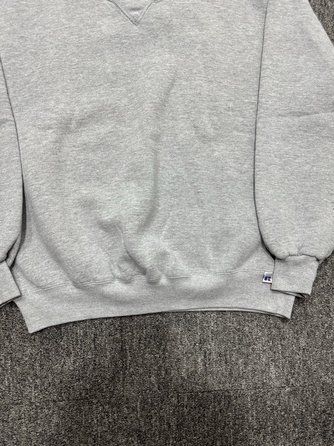 90s USA 빈티지 러셀 그레이 스웻 XL 상품이미지5