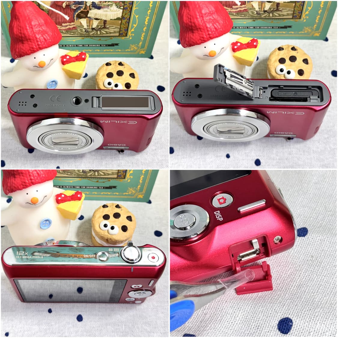 카시오 엑슬림 EX-ZS240 핑크(빈티지디카) 상품이미지7