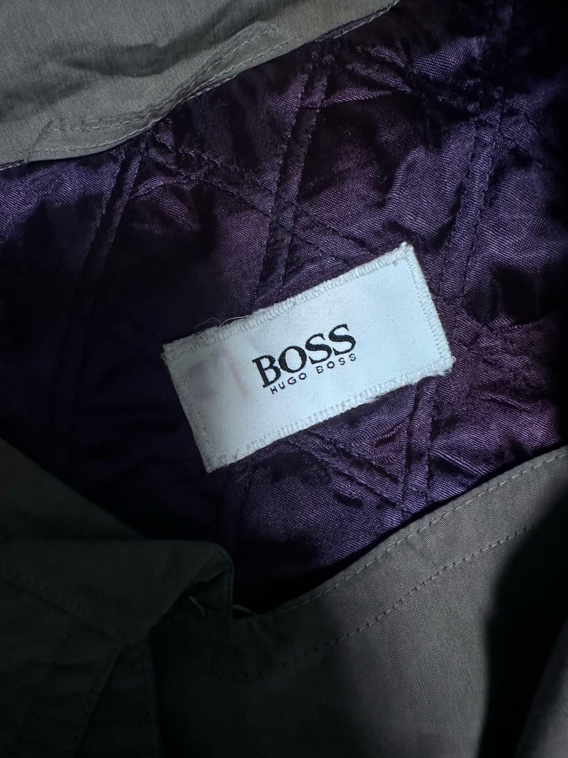 휴고보스 화이트탭 리얼 빈티지 트렌치 코트 상품이미지2