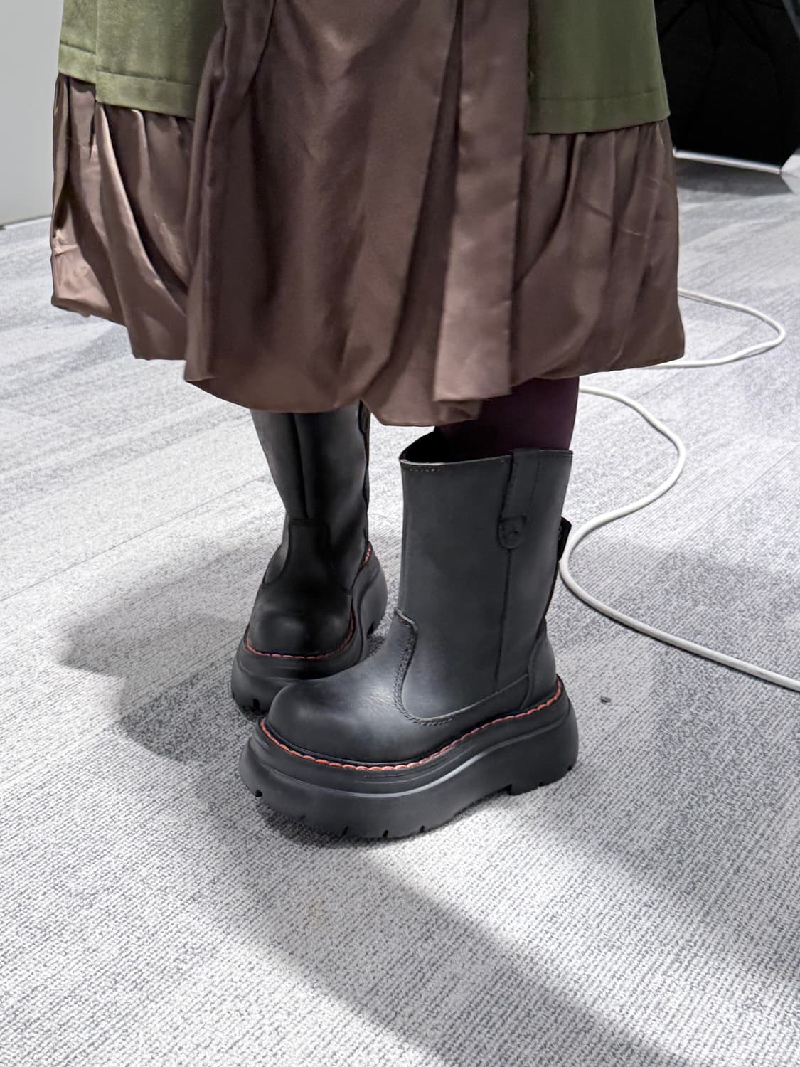 R13 청키 워크부츠 230 상품이미지4