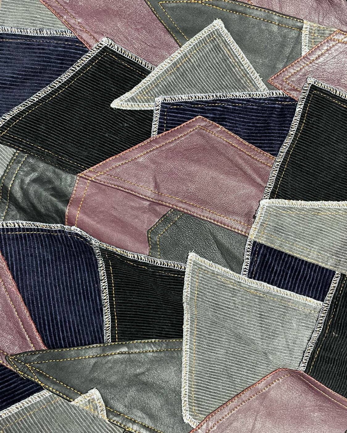 vintage 패치워크 롱 자켓 상품이미지6