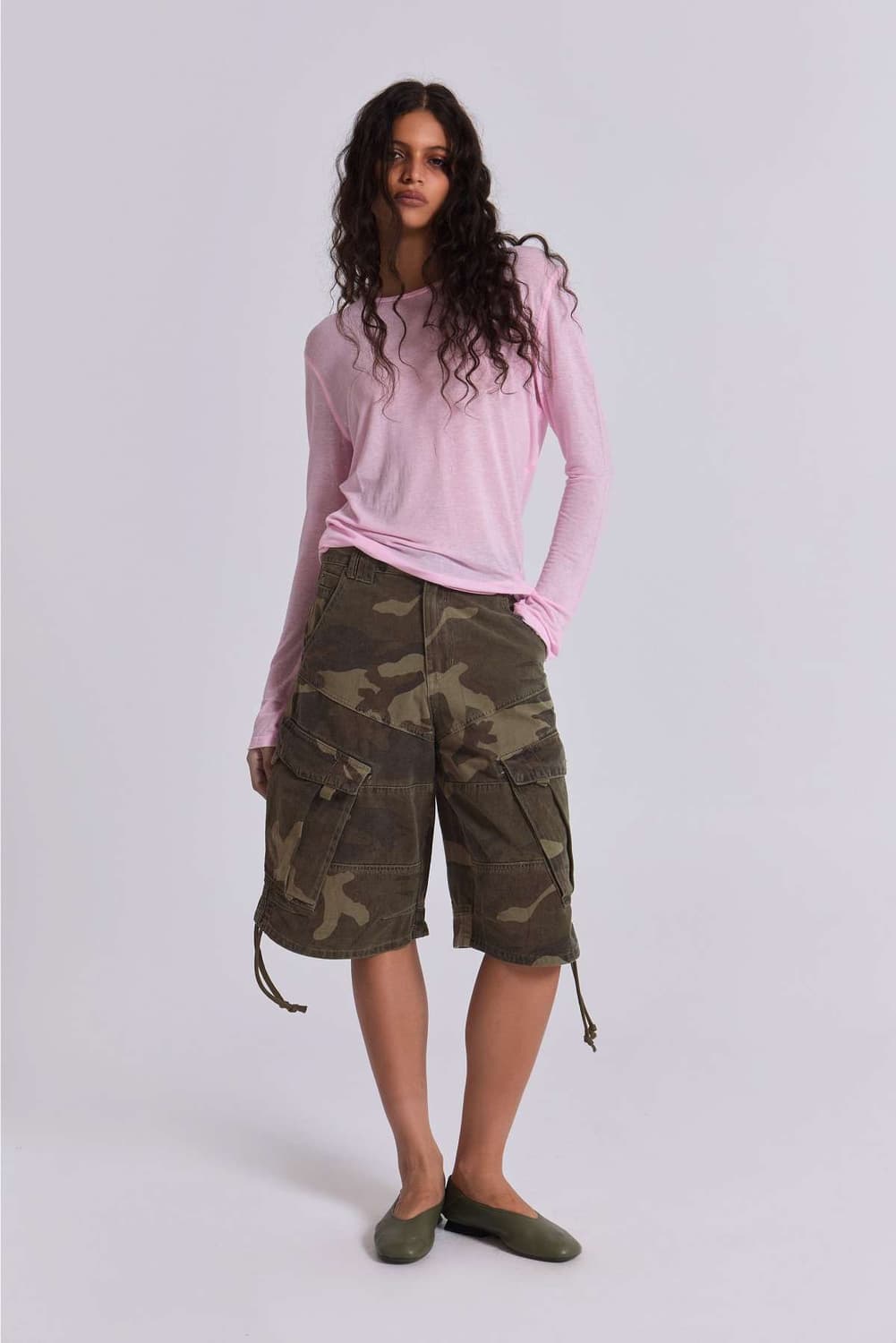 Jaded London Cadet Camo Shorts 상품이미지1